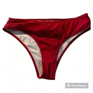 Beachsissi Women’s Red Bikini Bottoms Size XL